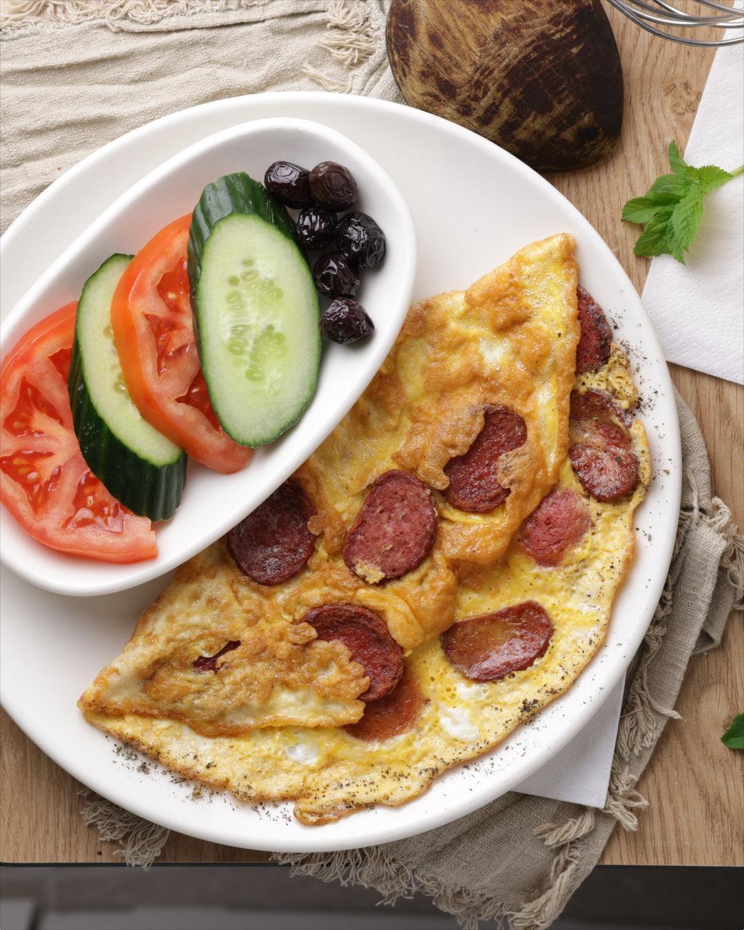 Omelette mit Sucuk