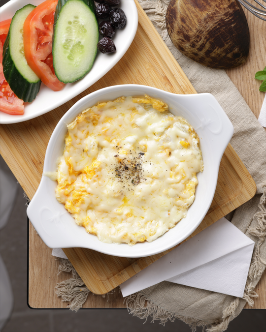Rührei mit Gouda